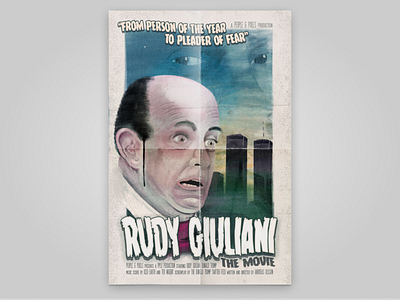 Rudy Giuliani Movie Poster election giuliani horror movie photoshop politics poster procreate trump usa