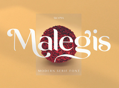 Malegis Unique Serif Font branding design elegant serif feminime font fonts graphic design logo modern serif packinging serif serif font type design typeface unique font vector