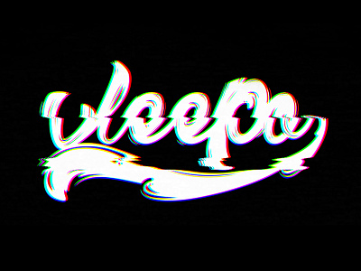 vleepo logo glitch logo