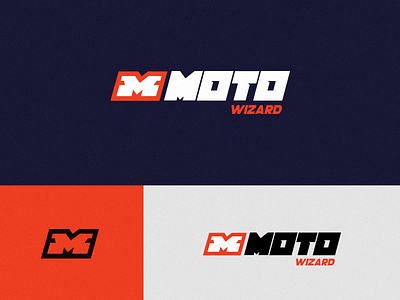 Moto Wizard Logo branding cat logo moto speed wheel wizard