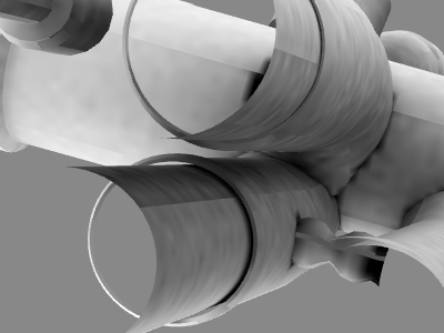 webgl / canvas 3d trumpet (11mb) canvas three.js webgl