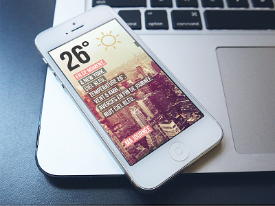 Weather app app city design photoshop weather