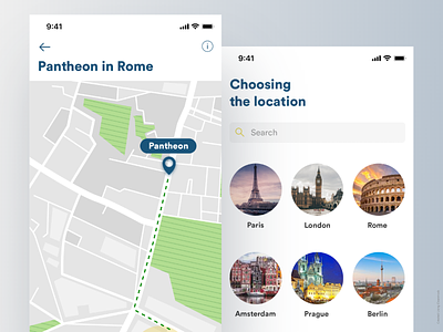 Location app design