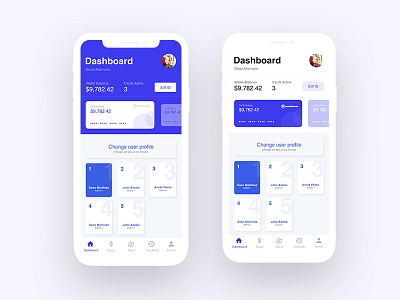 App Dashboard design