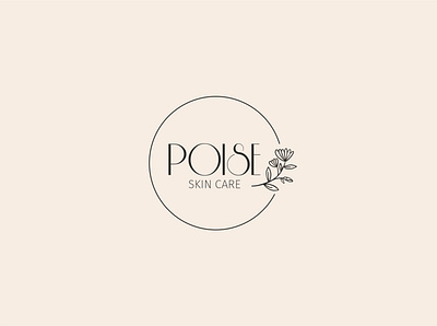 Branding - POISE Skin Care bottle brand branding design graphic design logo packaging skincare vector