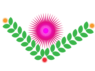 flower logo animation branding design graphic design icon illustration logo vector