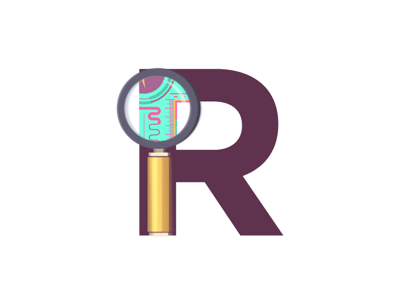 Research. gif gifathon machine madebydot magnify magnifying glass raag research