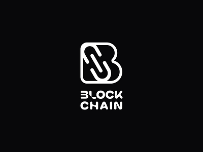 Blockchain Fintech Logo