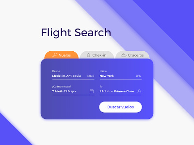 Flight Search / DailyUI challenge #68 adobe adobexd appdesign application flight flight booking flight search uxdesign