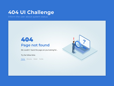 404 Page Not Found / DailyUI Challenge #8 404 404page adobe adobexd app appdesign application design designer error 404 error message error page typography ui design uxdesign