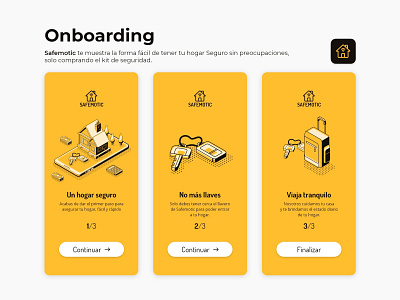 Onboarding / DailyUI Challenge #23 adobe adobexd appdesign application design designer domotic home onboarding onboarding screen onboarding screens onboarding ui safe safety pin ui ui design ux uxdesign