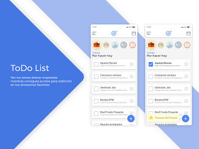 ToDo List / DailyUI challenge #42 adobe adobexd appdesign todo todolist ui usability uxdesign