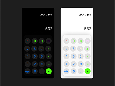 Calculator #DailyUI