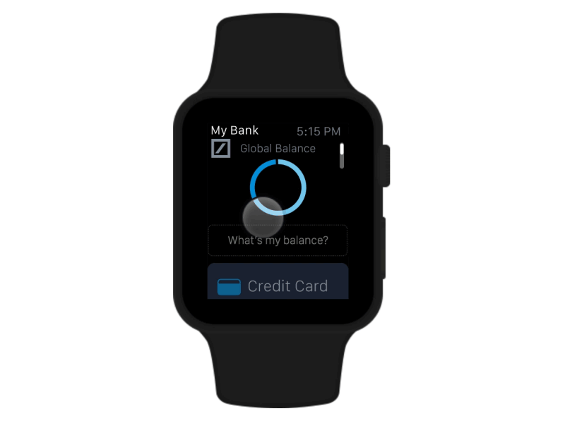 iWatch App - Deutsche Bank (App Store) app apple watch bank app bank app deutsche bank app iwatch app