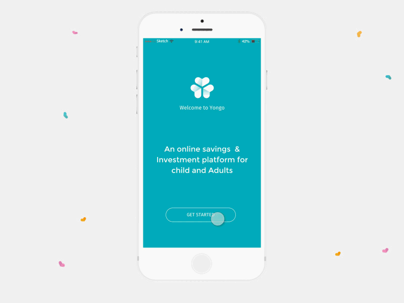 Welcome Screen - Onboarding App after effects app carousel flinto illustrations mobile app onboarding onboarding welcome screen yongo