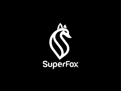 Super Fox Logo abstract animal logo branding creative logo forest fox fox logo graphic design illustration letter logo logo pictorial s letter vector