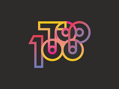 Top100 v2 100 logo logotype