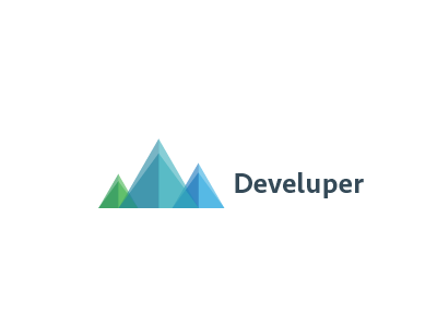 Develuper logo [Work in Progress] blue green mountains seravek transparant venn diagram