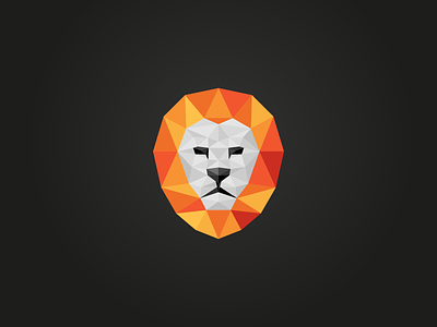 Polyon (Revised) brand identity lion logo mark polygon polyon