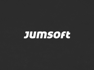 Rejected Jumsoft Logo branding font identity jumsoft logo software type