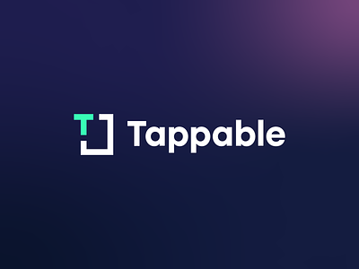 Tappable Logo identity logo mark screen story symbol t