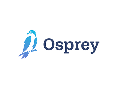 Osprey Branding animal bitcoin brand crypto eagle gradient hawk logo mark symbol