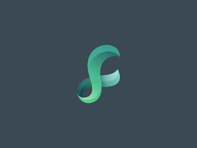 F is for..? app f logo mark symbol