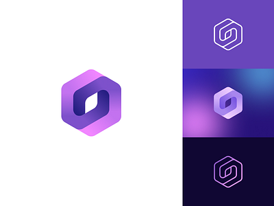 RareBlocks Logo brand crypto ethereum gradient identity logo mark nft symbol token web3