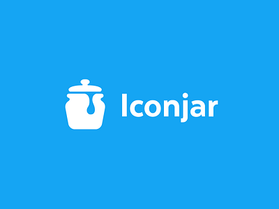Iconjar Logo brand cookie drip drop icon icons logo mark pot