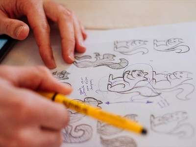 Billy Sketches animal app finance ios logo mark sketch sketches squirrel