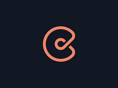 Circle Mark c letter logo mark symbol