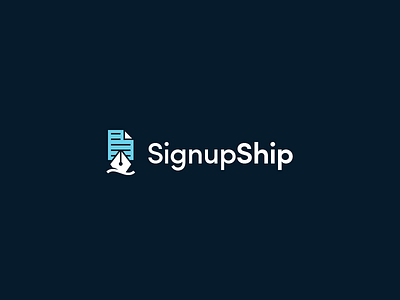 SignupShip boat paper pen ship write