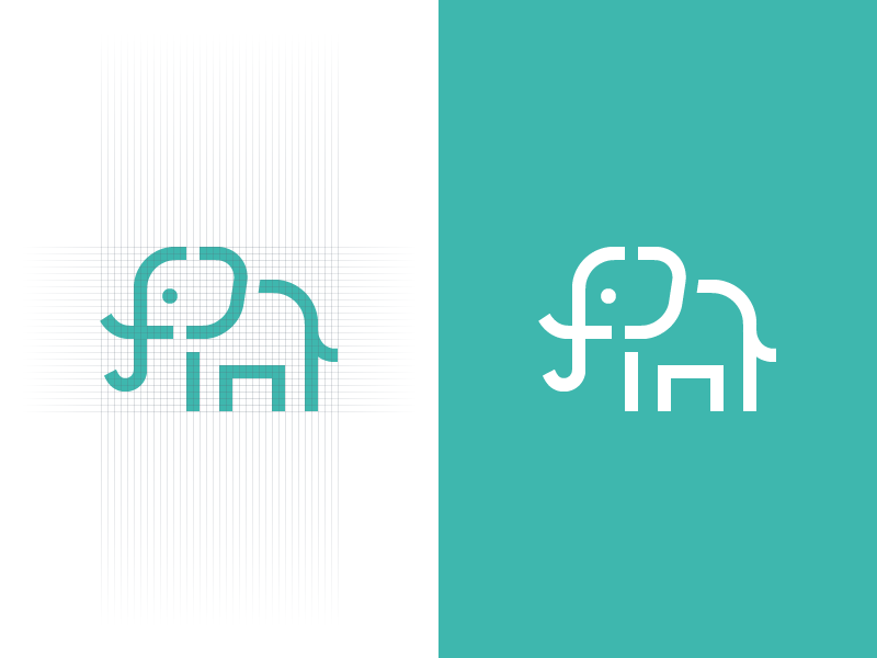 First Code Academy - Final Logo academy animal c code coding ear elephant f first tusk