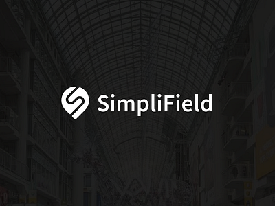 SimpliField Logo Redesign location mark pin retail s