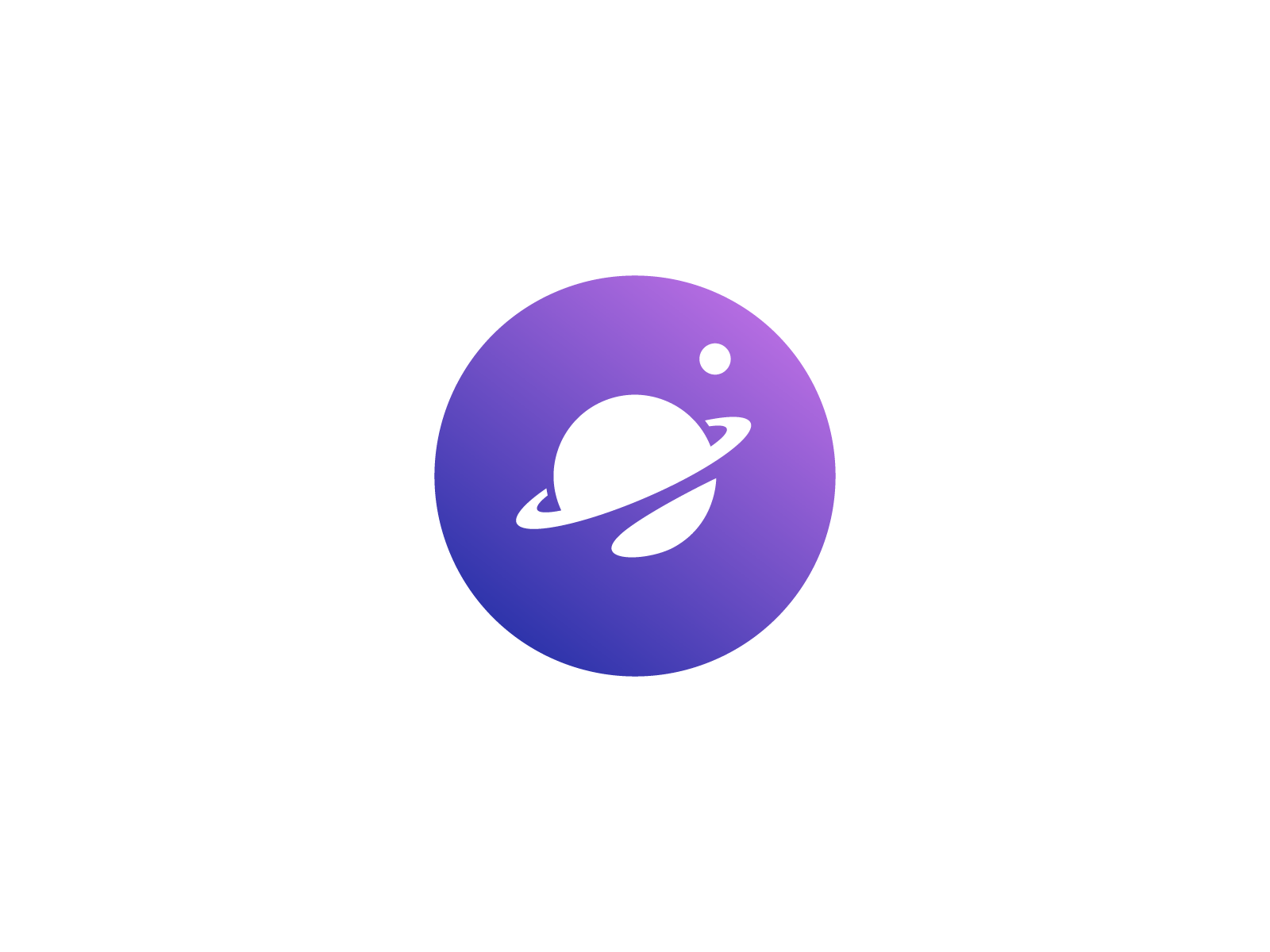 Explore the Universe with our Planet Logo Icon