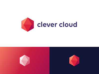 Clever Cloud – New Logo clever cloud code diamond gem hexagon ruby smart