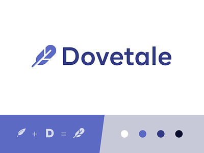 Dovetale – New Logo bird dovetale feather flyer social social media socialmedia