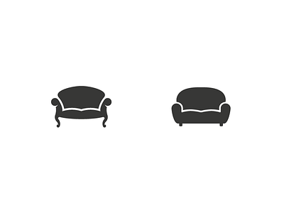 Couch Logos - Which one? couch identity logo mark sit sofa