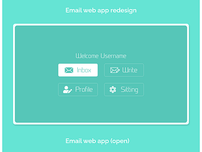 Email Web App Redesign app design email web app redesign royalui royaluiofficial ui ui design ux