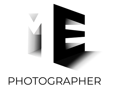 Logo for a photographer branding design graphic design illustration logo typography vector