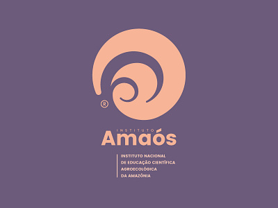 Instituto Amaós brand branding identity logo mark nature spiral