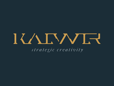 K A L V N E R Logotype design logo logotype mark serif visualidentity