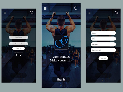 Fitness App app app design design fitness app u ui uiux ux