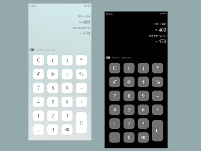 Calculator app app design calculator design ui uiux ux