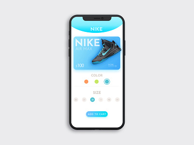 Nike Store Concept app appdesign design iphone nike shoes shopping store ui uidesign ux