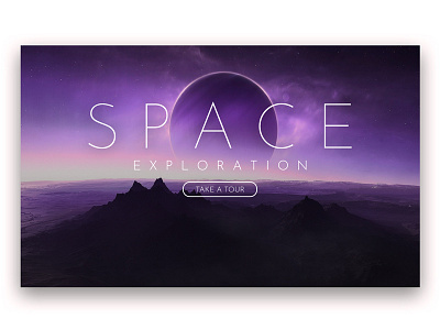 Space Exploration app design header interactive ui uidesign ux web webdesign website