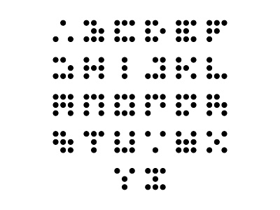 3x3 Alphabet alphabet dots experiem grid grid design minimal minimalistic minimalistic design polka dots type design typeface design typography