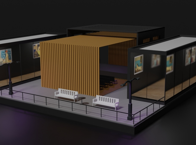 Blender 3D Art Gallery by Serdar GÜLLÜER on Dribbble