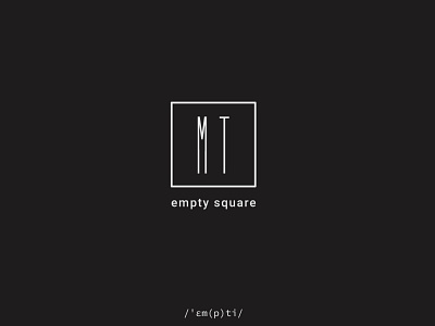 eMpTy square branding logo