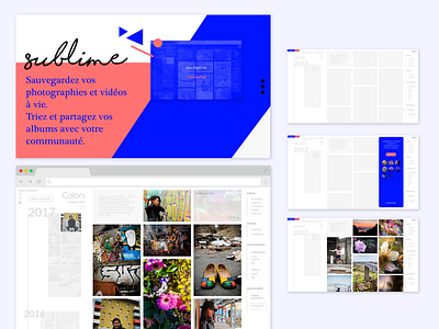 Sublime app photo photographie plateforme ui ui design ux